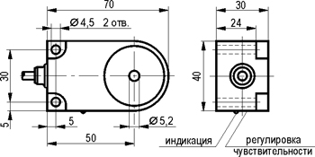 Габариты ISB R1A5-31N-R5-LZ